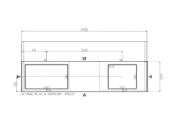 Colombini Casa Cucina moderna con penisola grigio in laminato opaco Quadra- Cucine Con Penisola|Cucine Moderne
