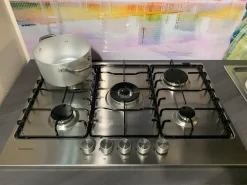 Colombini Casa Cucina moderna lineare grigia in laminato opaco Quadra gola- Cucine Lineari|Cucine Moderne