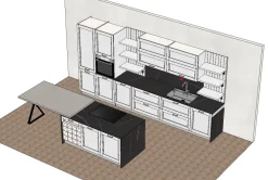 Arredo3 CUCINA con isola Frida 3 SCONTATA 40%- Cucine Ad Isola|Cucine Moderne