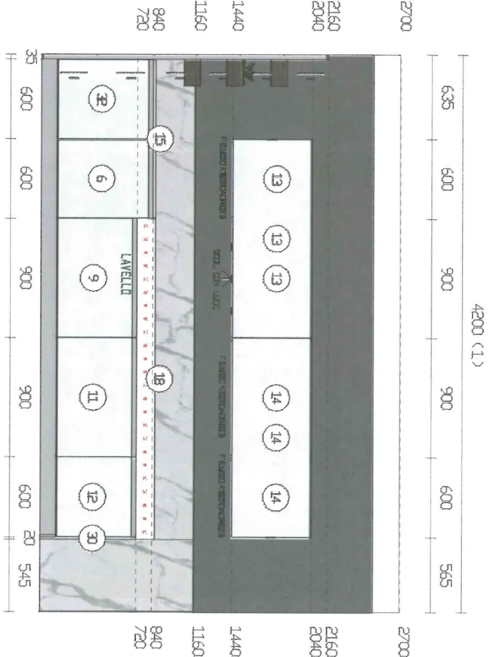 CUCINA con isola Kalì SCONTATA 65%^Arredo3 Outlet