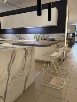 CUCINA con isola Kalì SCONTATA 65%^Arredo3 Outlet