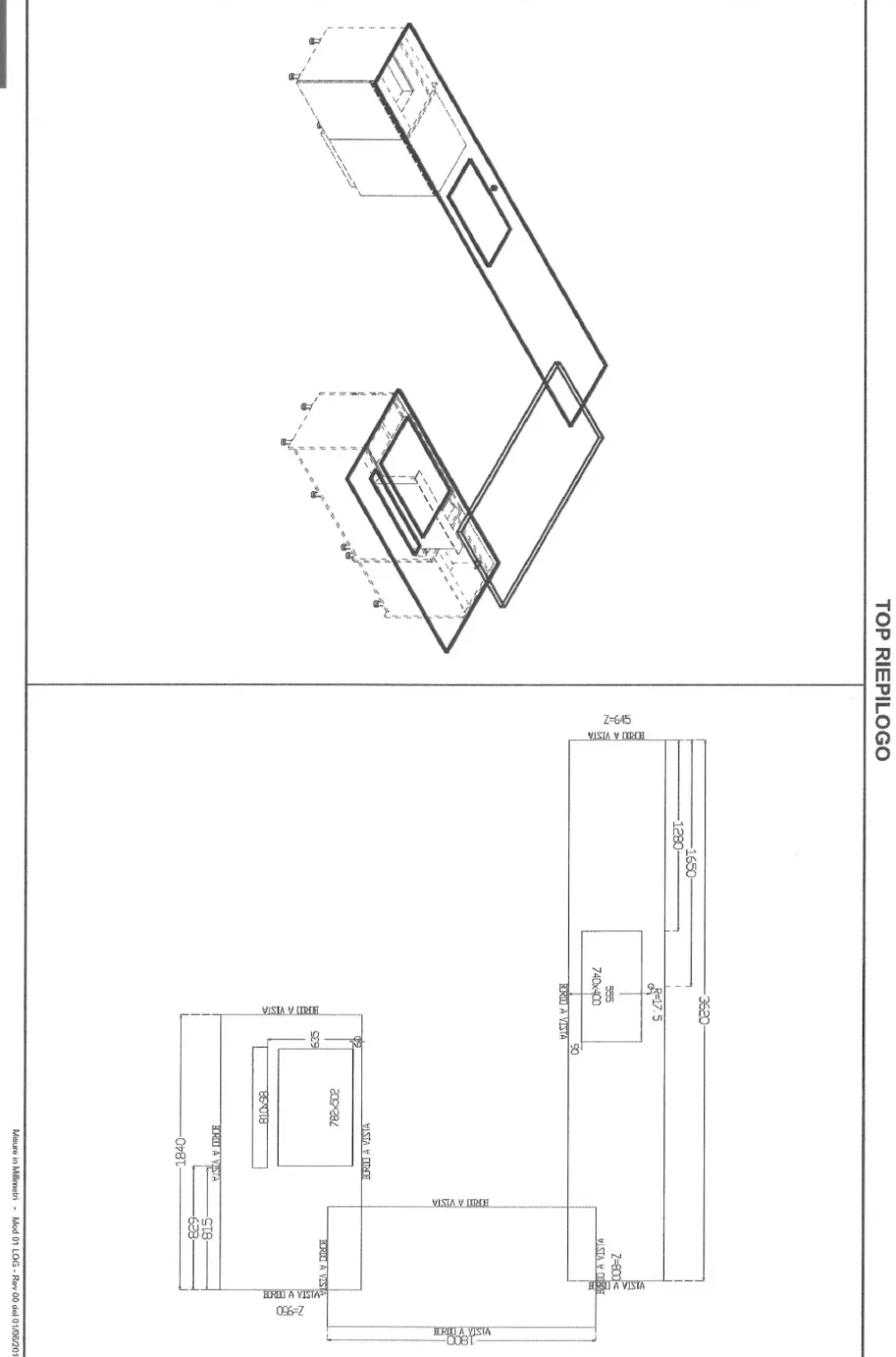 CUCINA con isola Kalì SCONTATA 65%^Arredo3 Outlet