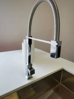 Cucina con isola design bianca Cavallo a soli 8800 Euro^Arrex Sale