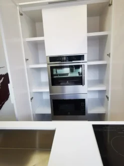 Cucina con isola design bianca Cavallo a soli 8800 Euro^Arrex Sale