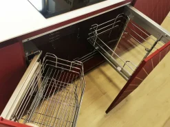 Cucina con isola design bianca Cavallo a soli 8800 Euro^Arrex Sale