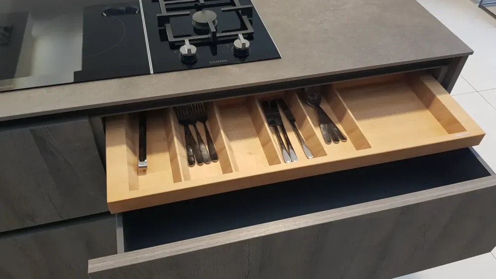 Online Cucina con isola design grigia Lounge a soli 14048 Euro Cucine Ad Isola|Cucine Design