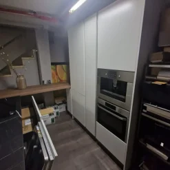 CUCINA con isola Seta bianca SCONTATA 39%^Essebi Hot