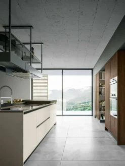 Sale Cucina con isola in laminato opaco a prezzo ribassato 39% Cucine Ad Isola|Cucine Moderne