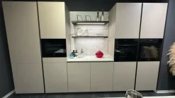 Zampieri Cucine Cucina con isola in laminato materico a prezzo scontato 55%- Cucine Ad Isola|Cucine Moderne