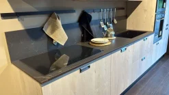 Creo Cucina con isola in laminato materico a prezzo ribassato 52%- Cucine Ad Isola