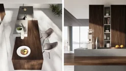 Ar-Due Cucina con isola in melaminico a prezzo ribassato 30%- Cucine Ad Isola|Cucine Design