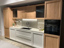 Discount Cucina con isola in nobilitato bianca Palio a prezzo ribassato Cucine Ad Isola|Cucine Moderne