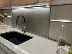 Discount Cucina con isola in nobilitato bianca Palio a prezzo ribassato Cucine Ad Isola|Cucine Moderne