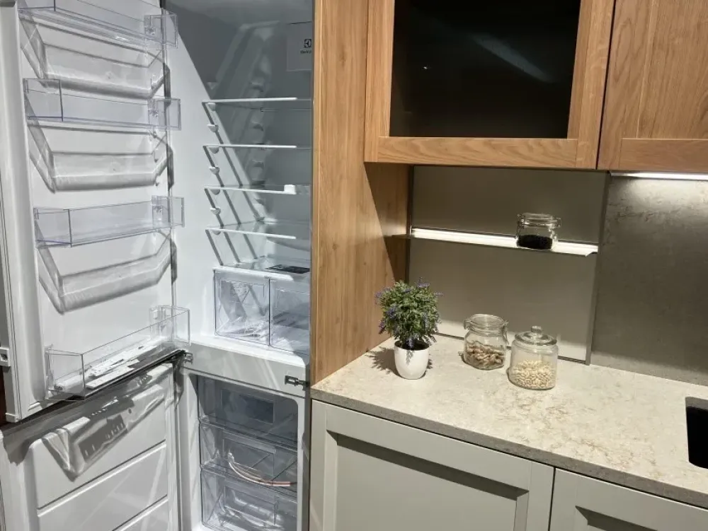 Discount Cucina con isola in nobilitato bianca Palio a prezzo ribassato Cucine Ad Isola|Cucine Moderne