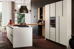 Cucina con isola moderna rovere chiaro Asia a soli 9780 Euro^Arredo3 Discount