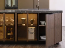 Diotti.com Cucina con isola moderna altri colori Plan loto 01 outlet a soli 39890 Euro- Cucine Ad Isola|Cucine Moderne