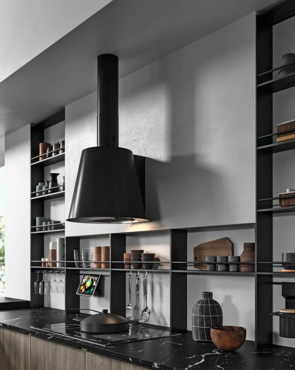 Online Cucina con penisola in laminato materico a prezzo ribassato 35% Cucine Con Penisola|Cucine Design