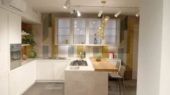 Online Cucina con penisola in laccata opaco a prezzo ribassato 40% Cucine Con Penisola|Cucine Design