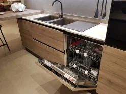 Outlet Cucina con penisola in laminato materico a prezzo scontato 33% Cucine Con Penisola|Cucine Moderne