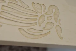 Artigianale Cucina con penisola in legno bianca Cc02 a prezzo scontato- Cucine Con Penisola|Cucine Country