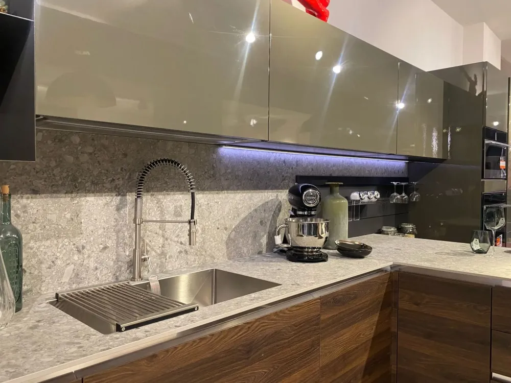 Sale CUCINA con penisola Zante/tiffany SCONTATA 50% Cucine Con Penisola|Cucine Moderne