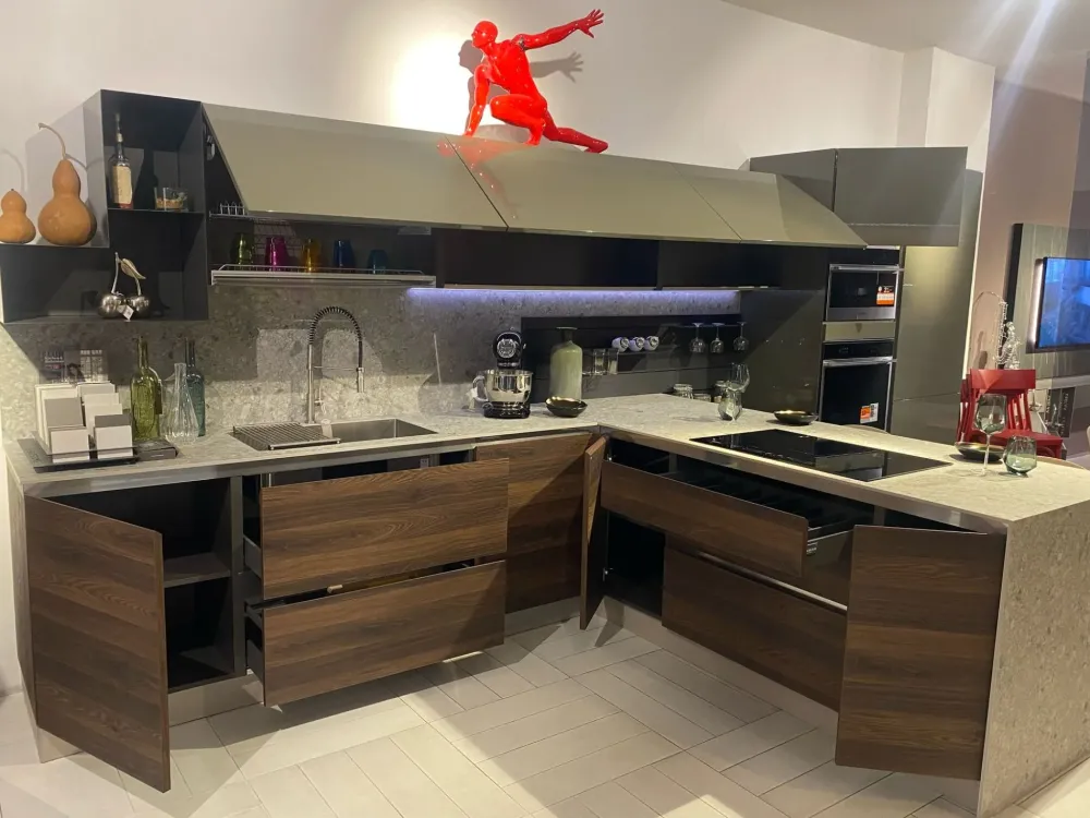 Sale CUCINA con penisola Zante/tiffany SCONTATA 50% Cucine Con Penisola|Cucine Moderne
