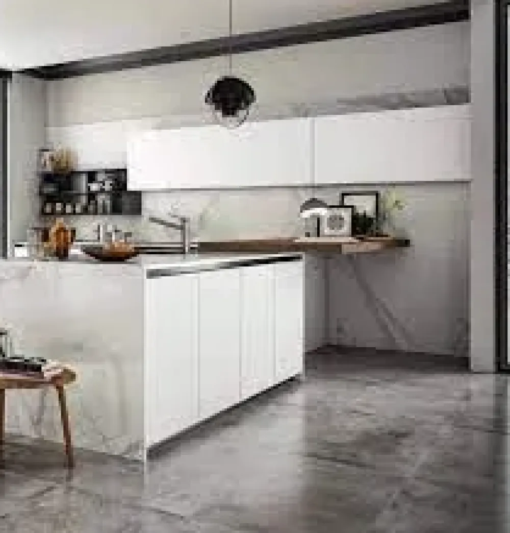 Arredo3 Cucina con penisola moderna bianca Z6 a soli 15517 Euro- Cucine Moderne|Cucine Con Penisola