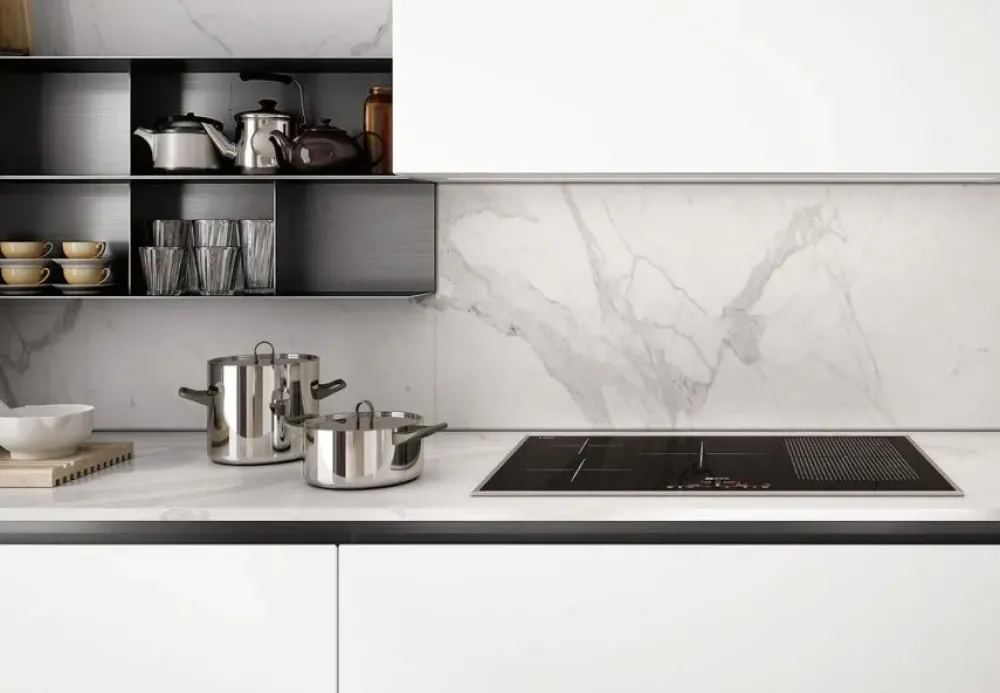 Arredo3 Cucina con penisola moderna bianca Z6 a soli 15517 Euro- Cucine Moderne|Cucine Con Penisola