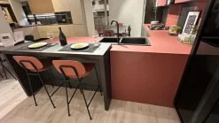 Discount Cucina con penisola moderna antracite Ada a soli 9850 Euro Cucine Con Penisola|Cucine Moderne