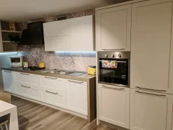 Cucina con penisola moderna bianca Frame a soli 8400 Euro Cucine Con Penisola|Cucine Moderne