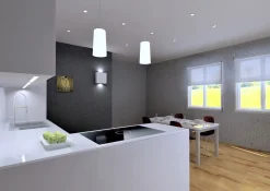 New Cucina con penisola moderna Tatto bianco a prezzo ribassato Cucine Con Penisola|Cucine Moderne