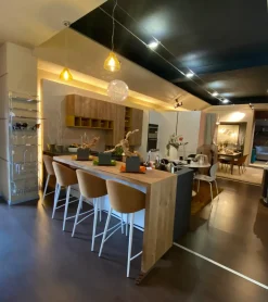 Home Cucine Cucina con penisola moderna bianca Genesi- Cucine Con Penisola|Cucine Moderne