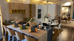 Home Cucine Cucina con penisola moderna bianca Genesi- Cucine Con Penisola|Cucine Moderne