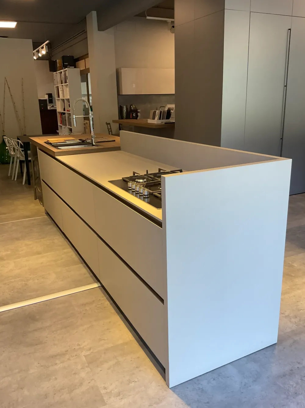 Outlet Cucina moderna con isola altri colori in hpl Copatlife Cucine Ad Isola|Cucine Moderne