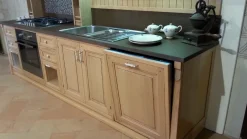 Martini Cucine Cucina country rovere chiaro lineare La castagna in offerta- Cucine Lineari|Cucine Country