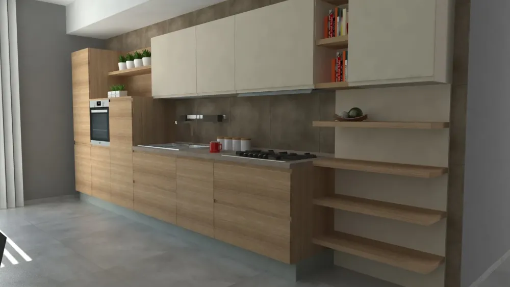 Cucina Cucina moderna modello jey by kitchens OFFERTA OUTLET sconto 50%^Creo Discount