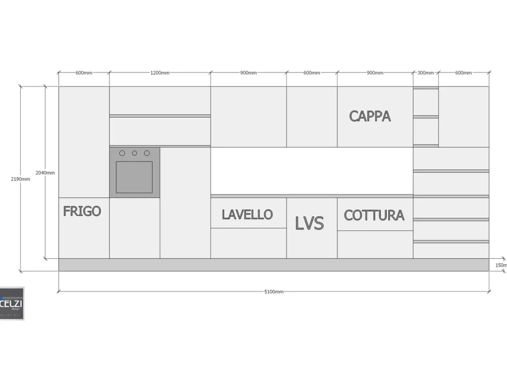 Cucina Cucina moderna modello jey by kitchens OFFERTA OUTLET sconto 50%^Creo Discount