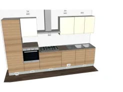 Sale Cucina Jey OFFERTA OUTLET sconto 50% Cucine Lineari|Cucine Moderne