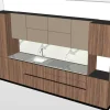 Cucina Cucina lineare  moderna altri colori lineare scontata 49%^Md work Outlet