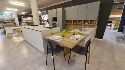 Gentili Group Cucina Cucina time grigio  con penisola con un ribasso imperdibile- Cucine Con Penisola|Cucine Moderne