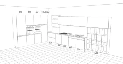 Cucine Store Cucina moderna ad angolo altri colori in laminato materico Lignea- Cucine Ad Angolo|Cucine Moderne