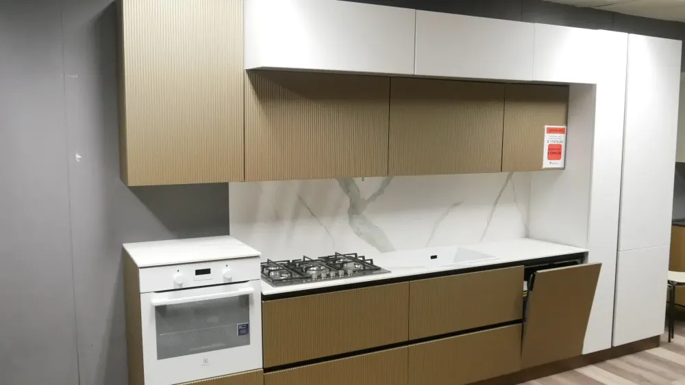 Discount Cucina design lineare Cucina gaia onda a prezzo scontato Cucine Lineari|Cucine Design