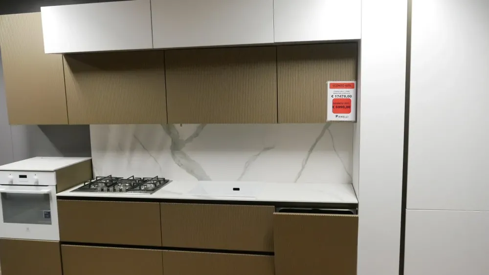 Discount Cucina design lineare Cucina gaia onda a prezzo scontato Cucine Lineari|Cucine Design