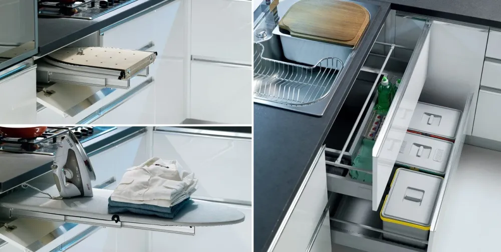 Artigianale Cucina di modello Cinzia: scopri il prezzo- Cucine Con Penisola|Cucine Design