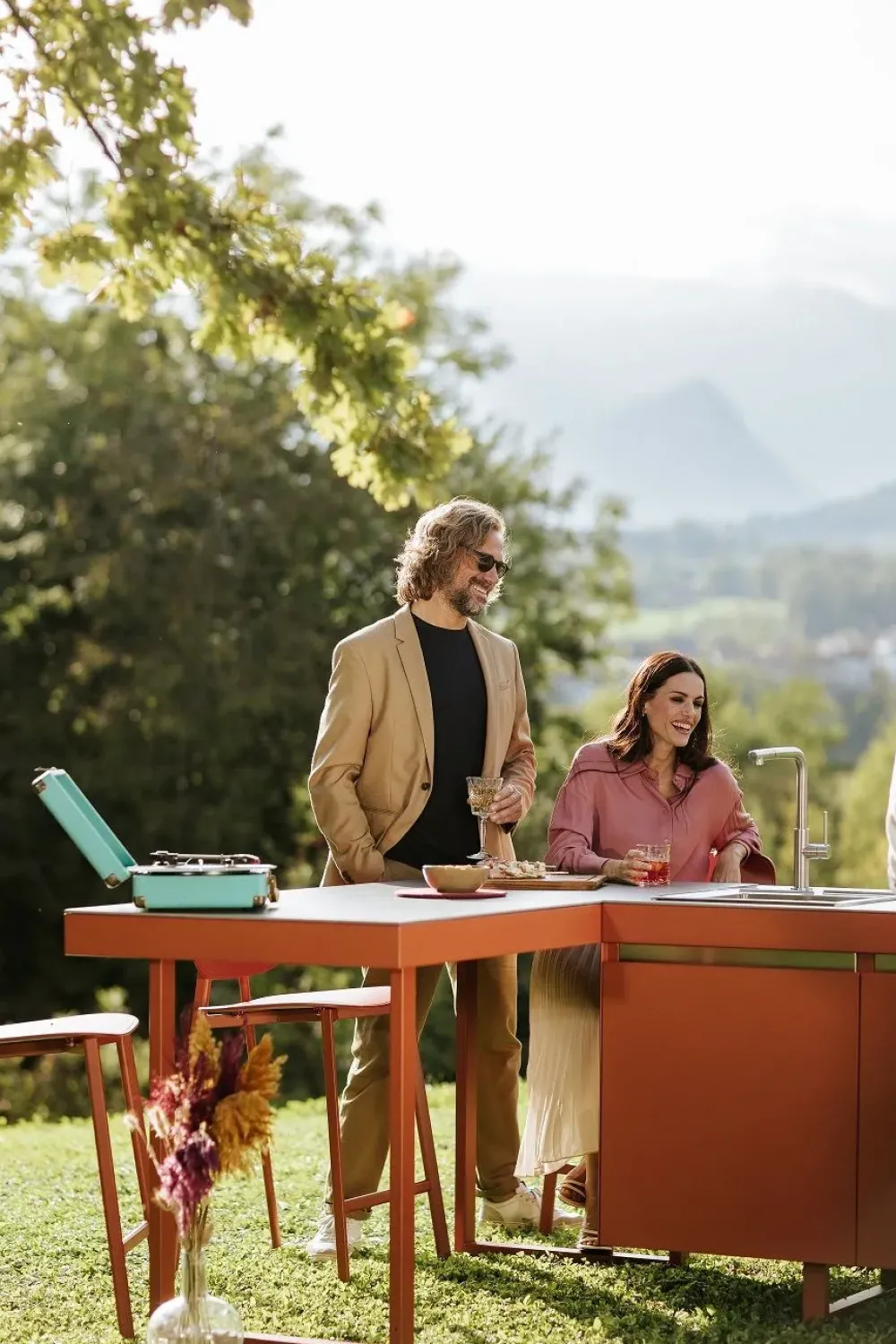 Fogher Cucina di modello Cucina da esterno agher : richiedi ora il prezzo- Cucine Con Penisola|Cucine Design