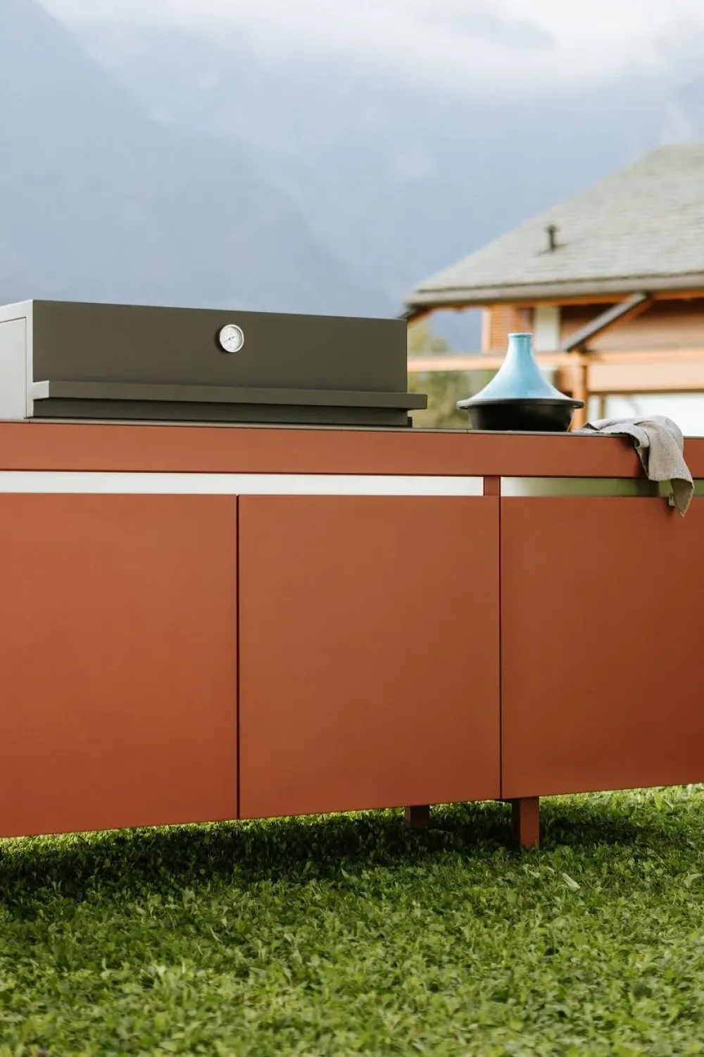 Fogher Cucina di modello Cucina da esterno agher : richiedi ora il prezzo- Cucine Con Penisola|Cucine Design