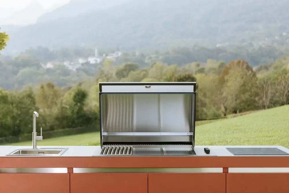 Fogher Cucina di modello Cucina da esterno agher : richiedi ora il prezzo- Cucine Con Penisola|Cucine Design