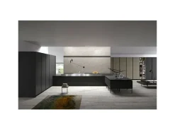 Cucina design con penisola altri colori in laminato opaco Vestimi^Dibiesse Clearance