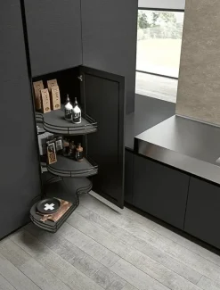 Cucina design con penisola altri colori in laminato opaco Vestimi^Dibiesse Clearance