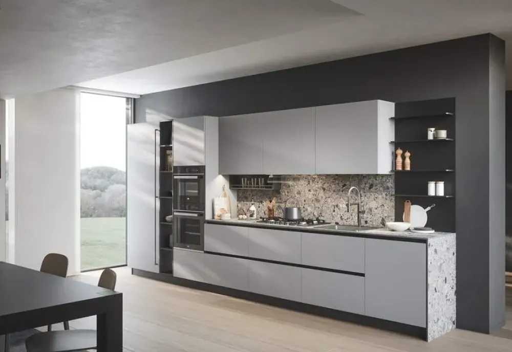 Online Cucina Domino lineare con uno sconto imperdibile Cucine Lineari|Cucine Moderne